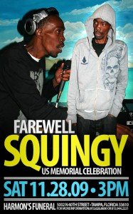 squingymemorial 187x300 Update Memorial Service: R.I.P. Squingy from Bass Odyssey 
