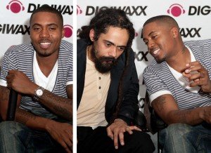 nas marley 300x218 #Review: Nas and Damian Marley   Distant Relatives