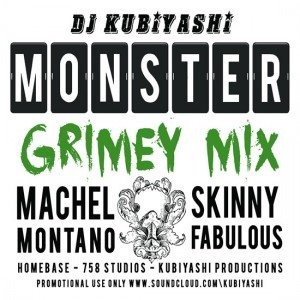 MONSTER+V4 300x300 Mp3: MONSTER   SKINNY FABULOUS FEAT MACHEL MONTANO   GRIMEY MIX