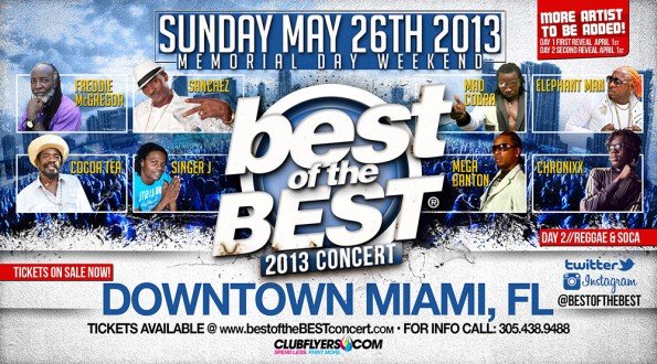 Events: Day 2 Revealed Artists !! Best of the Best 2013 BOTB 1F 595x330 Events: Day 2 Revealed Artists !! Best of the Best 2013