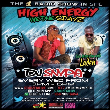 DJ SNYPA LIVE LADEN  453x453 Live interview Jan 13th  w/Laden Big Ship Recording Artist   DJ Snypa   Starzfmlive.com