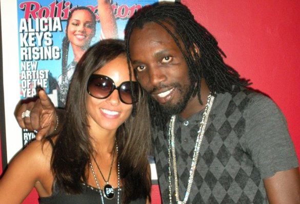 Mavado in the Studio with Alicia Keys on new single